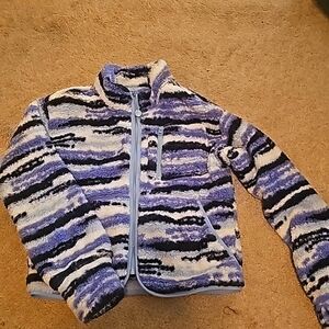Girls Athleta fleece jacket